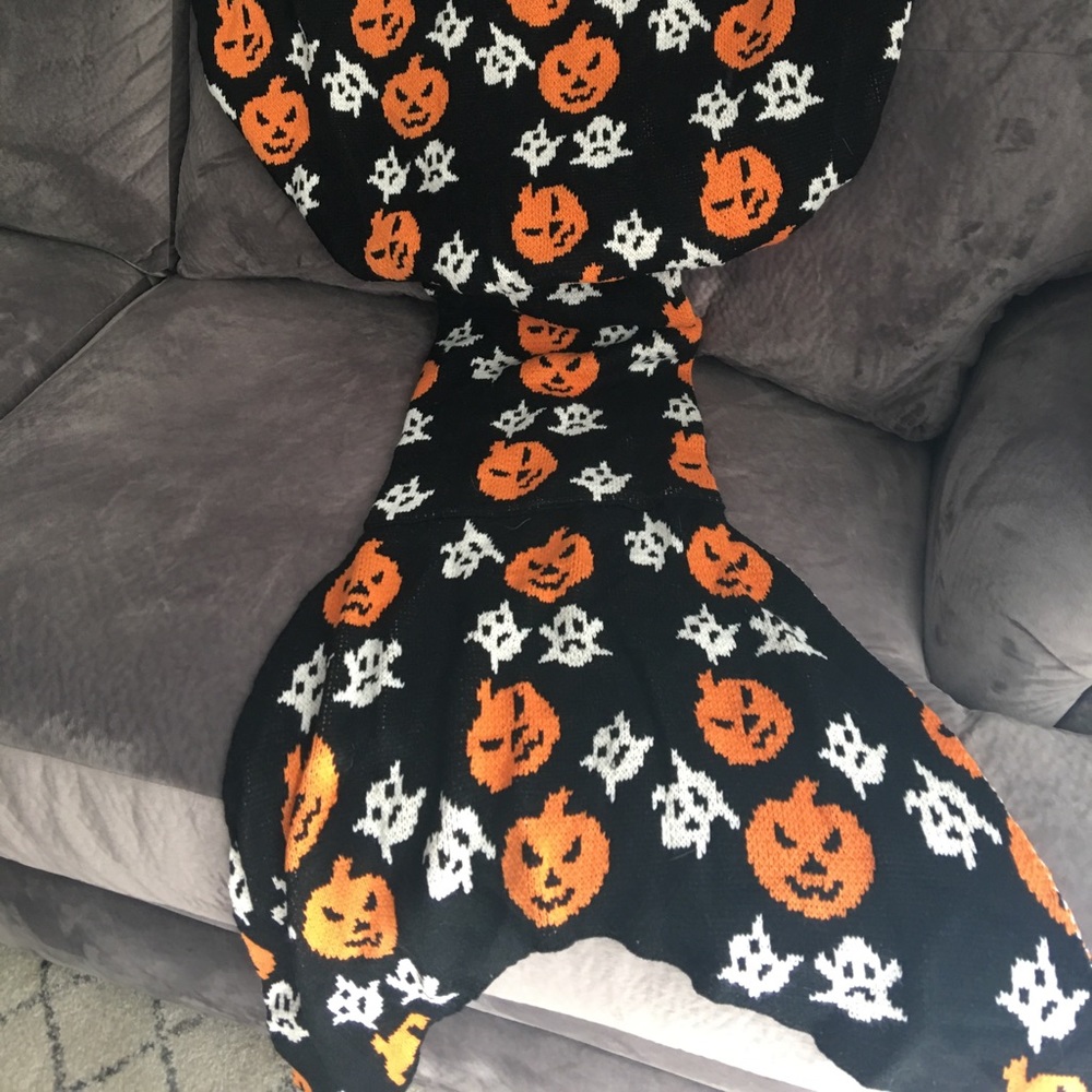 Halloween Mermaid Blanket